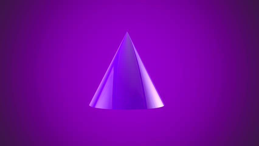 3D cone render modern hi tech logo place intro background , 3d box object copy space intro animation abstract tablet backdrop 4k