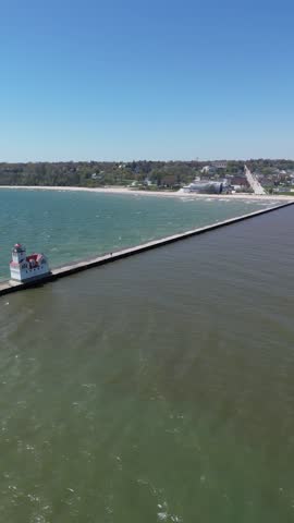 Kewaunee Lighthouse, Kewaunee WI May