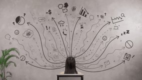 adult, animation, arrow, background, brainstorm, bulb, businessman, caucasian, chart, considering, copy, data, digital, digitally, drawing, generated, graph, grey, idea, innovate, innovation, light - Powered by Shutterstock - Get 15% off with code: PIKWIZARD15