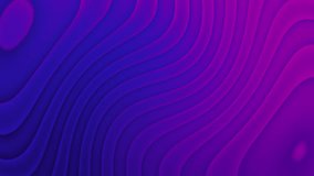 Abstract wavy color lines background. 4k video animation. Business background.
