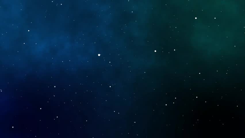 The Galaxy zooms in from outer space until blue fills the screen. Stars in space are moving as an animation. clip contains space, planets, galaxy, stars, cosmos, sea, and earth