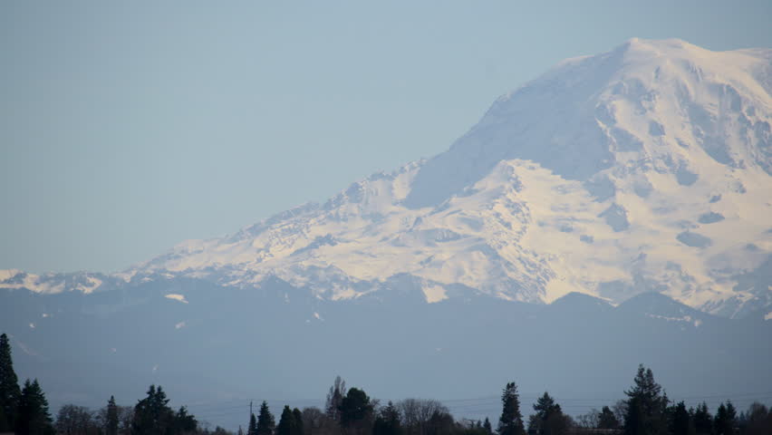 Amazing Mount Rainier View from Tacoma Washington