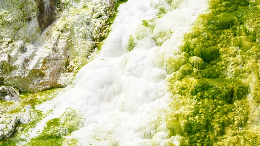 Sipoholon Hot Springs are hot springs in Tapanuli. This sulfur-containing bath was formed due to the eruption of Mount Martimbang Royalty-Free Stock Footage #3502225501