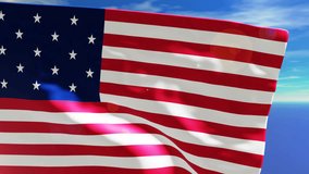 Memorial Day Video US Army Soldier silhouette salutes the waving American Flag-3D. USA army, Memorial Day, American Flag, Honor and Remember, US soldiers, America, Veterans Day-Independence Day
 - Powered by Shutterstock - Get 15% off with code: PIKWIZARD15