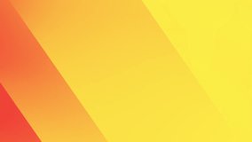 Orange yellow gradient diagonal waves motion design. Abstract elegant corporate background. Seamless looping animation 4K footage