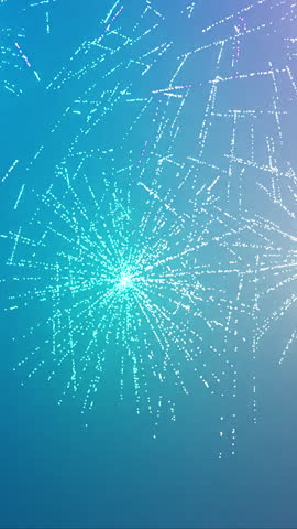 Glowing Fireworks Display in Night Sky During National Holiday, New Year Party, or Celebration Event. Stunning Fireworks Show. Festive Atmosphere. Independence Day, 4th of July. 3D Illustration