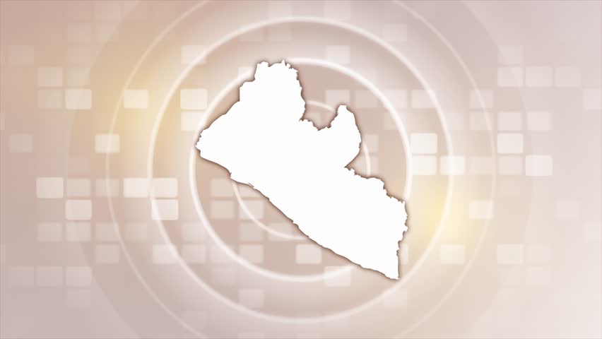 Liberia Animated Map on Minimal Background, Multi Purpose Background with Ripples and Boxes with Liberia 3D Map, 
Useful for Politics, Elections, Travel, News and Sports Events
