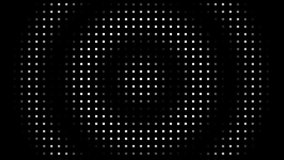 4k dynamic circular seamless looping animation. Moving circles with little rhombus dots on transparent background (alpha channel) - Powered by Shutterstock - Get 15% off with code: PIKWIZARD15