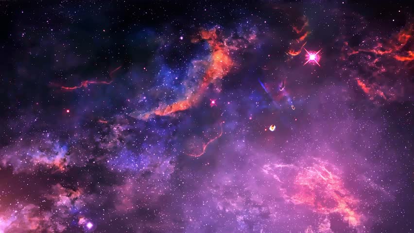 nebula sci-fi animation motion graphics background