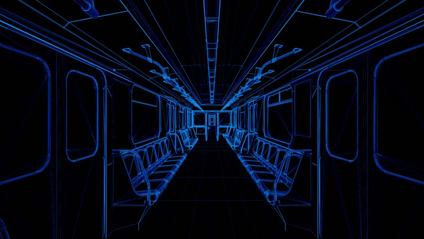 hi Tech train wireframe