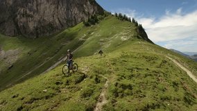 Mountain biking in the German Alps