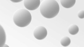 3D spheres smooth motion design abstract tech corporate background. Seamless looping animation. 4K footage - Powered by Shutterstock - Get 15% off with code: PIKWIZARD15
