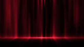 Abstract animated background, fabric curtain in the theater from vertical red fabric. Artistic color gradient strips. Seamless Loop. Screensaver 4k	 - Powered by Shutterstock - Get 15% off with code: PIKWIZARD15