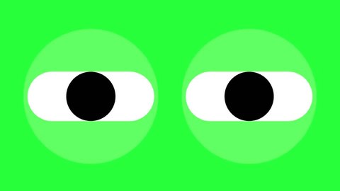 Blinking Eye animation Face expression of a person -  tired person emotionsの動画素材