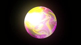 Sphere with molten core. Computer generated 3d render - Powered by Shutterstock - Get 15% off with code: PIKWIZARD15