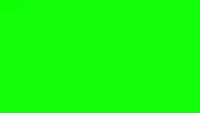 Falling stars on green screen background, A meteor, or a shooting star animation.