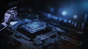 The work of artificial intelligence in the digital space. - Powered by Shutterstock - Get 15% off with code: PIKWIZARD15