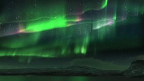 Beautiful Aurora Borealis animation background. 4k resolution and loopable - Powered by Shutterstock - Get 15% off with code: PIKWIZARD15