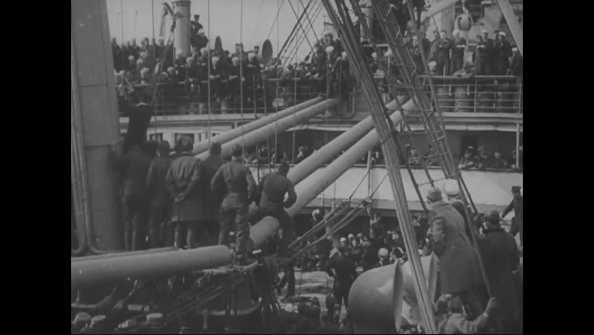 circa - 1919 contests on ocean Stock Footage Video (100% Royalty-free ...