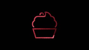 Neon glowing sticker on green screen chroma key background. Ultra High Definition, 4k vertical video animation - Powered by Shutterstock - Get 15% off with code: PIKWIZARD15