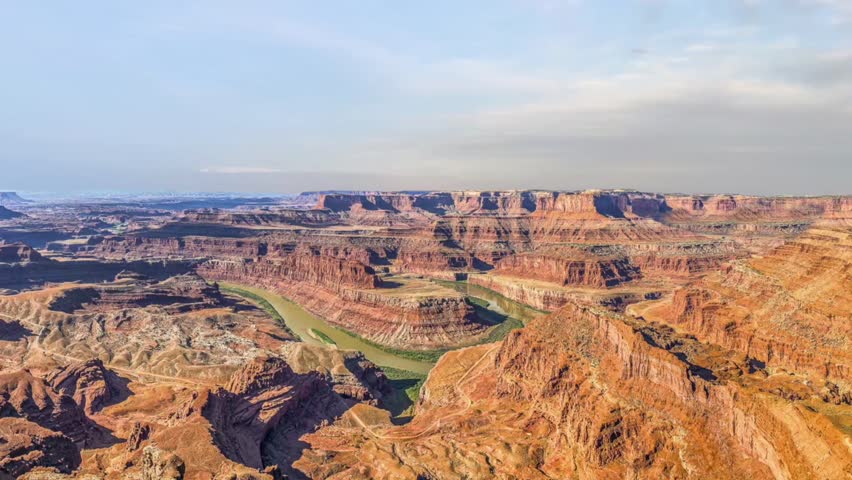 Beautiful general and panoramic view of the Grand Canyon of Colorado, time lapse panoramic view of the Grand Canyon of Colorado in Arizona, United States of America