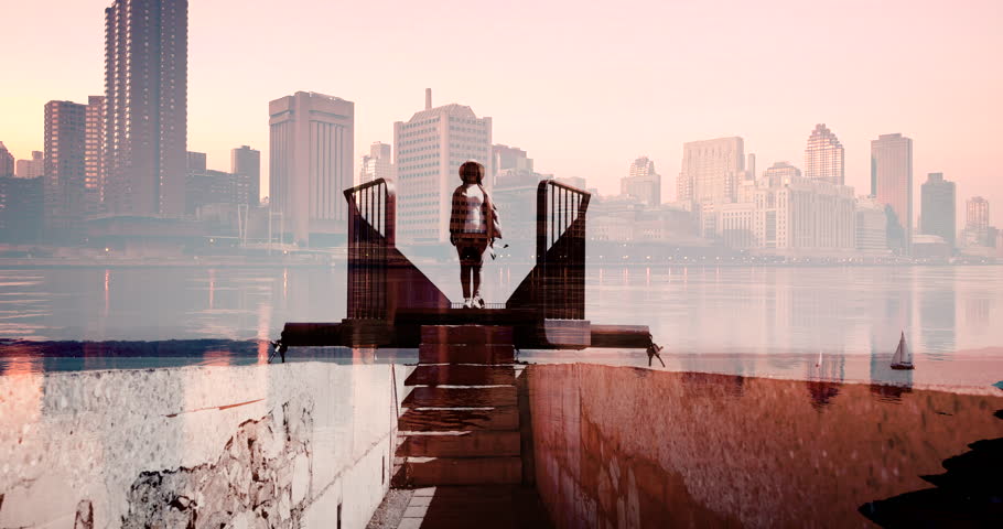 Happy Elegant Female Person Wearing A Hat Having A Wonderful Life