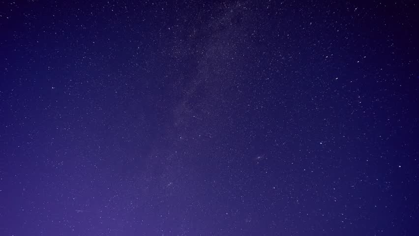 Milky Way galaxy, timelapse , rotate galaxy Royalty-Free Stock Footage #3504967797