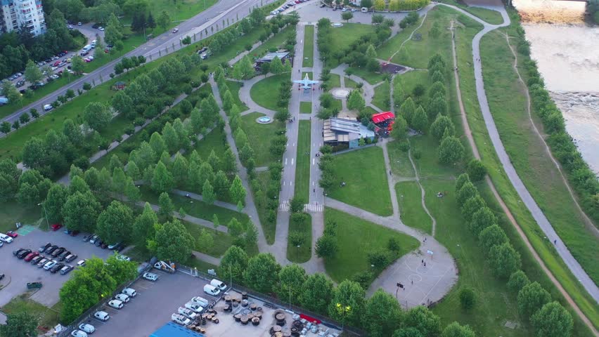 Aerodrom Park in Skopje is a vibrant green space featuring playgrounds, walking paths, and sports facilities. It offers a serene environment for relaxation and recreation.
