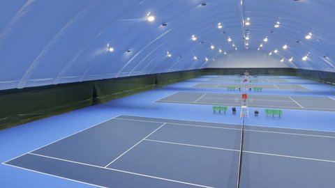 Indoors tennis courts