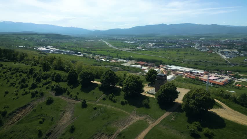 City of Sibiu as viewed from the look-out on Gusterita Hill