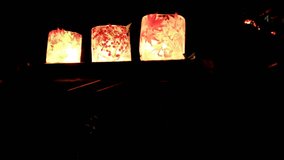 Ice lanterns and waterways illuminated by lights decorate Nakasendo in winter.Once a year, this is an event where ice lanterns are set up beside the old road in Magome, Nakatsugawa, Gifu Prefecture. - Powered by Shutterstock - Get 15% off with code: PIKWIZARD15