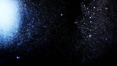 Star field cosmic dust nebula particles 