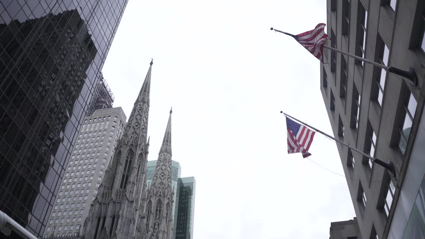 The Cathedral of St. Patrick Neo-Gothic Roman Catholic cathedral in the United States and a prominent landmark located on Fifth Avenue (Midtown Manhattan)