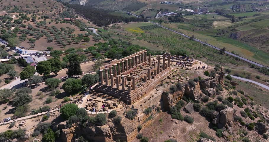 Valley of the Temples - Cinematic Orbiting Drone Shot