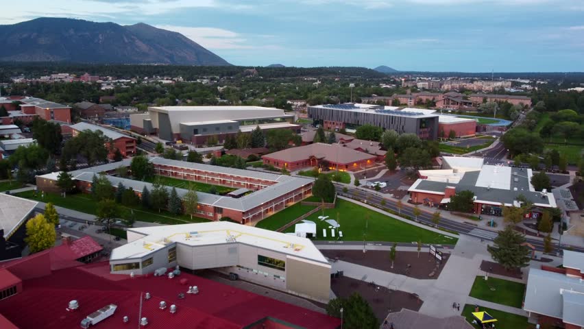Northern Arizona University Campus at Dusk