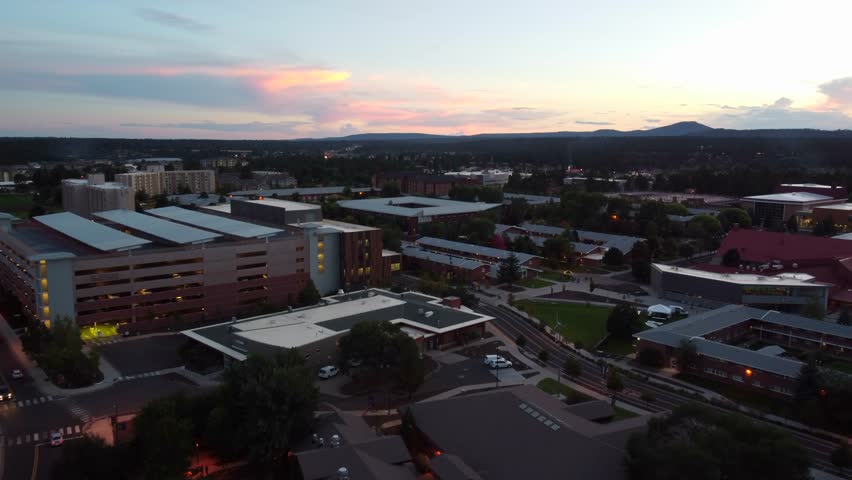 Northern Arizona University at Sunset