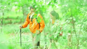 Senior couple hiking in the mountains in early summer
 - Powered by Shutterstock - Get 15% off with code: PIKWIZARD15