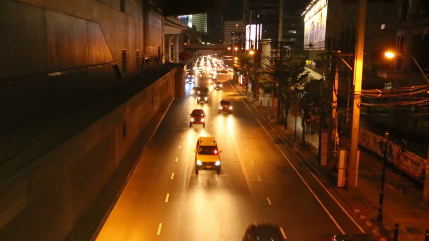 Bangkok Traffic at Night