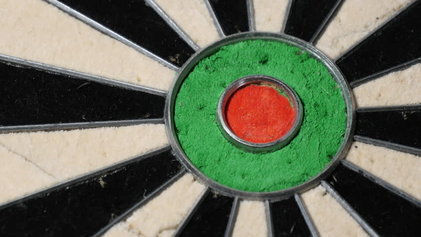 Darts Hitting The Board Royalty-Free Stock Footage #35070436