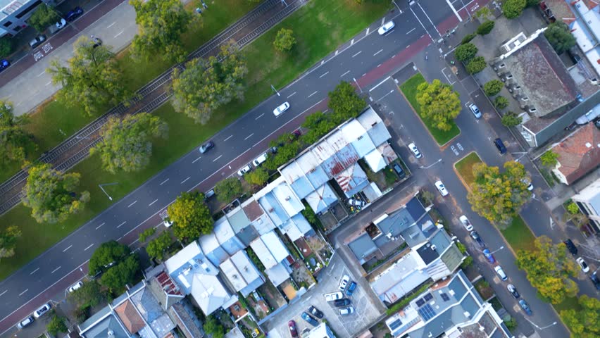 Established Aerial View of Melbourne Cityscape, Victoria, Australia