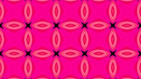 Animation of a colorful kaleidoscope. Abstract geometric background. Video effect for post-production. 3D looped animation.