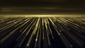 A stream of flowing golden digital fiber optic light data node particles. Communications and connectivity concept. Full HD and looping technology motion background animation. - Powered by Shutterstock - Get 15% off with code: PIKWIZARD15