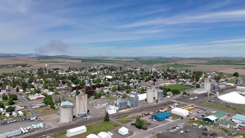 davinport washington aerial view summer