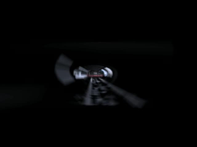 Underground station. 3d generated animation.  