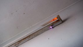 Flickering of fluorescent light in the dark
 - Powered by Shutterstock - Get 15% off with code: PIKWIZARD15