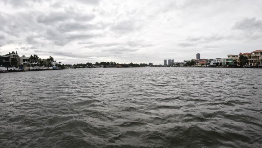 Panoramic view of a waterfront area