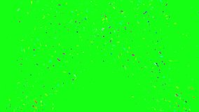 confetti animated confetti birthday party celebration special greeting discount green screen background alpha looping - Powered by Shutterstock - Get 15% off with code: PIKWIZARD15