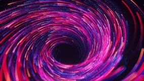 abstract animated 3d background. Glowing neon vortex of spinning lines forming a spiral. Vibrant swirl of pink blue lights and particles leaving visible trails - Powered by Shutterstock - Get 15% off with code: PIKWIZARD15