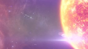 Solar System with eight planets, large sun and asteroids
3d rendering of our solar system and asteroid fields, 4K, 2024
 - Powered by Shutterstock - Get 15% off with code: PIKWIZARD15