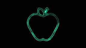 Snack icon 4K animation with Black screen background - Powered by Shutterstock - Get 15% off with code: PIKWIZARD15